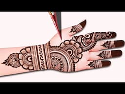 Easy stylish full hand mehndi design | simple front hand mehndi design | mehandi design new | mehndi