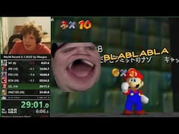 Bulldog yap session while watching GreenSuigi not get SM64 120 Star WR