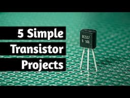 Easy To Make 5 Electronic Projects With Transistors [with circuit diagram]