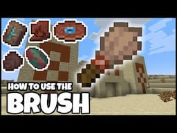 How To Use The BRUSH In MINECRAFT 1.21