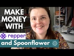 Making Money Combining Repper and Spoonflower - Quick and Easy Print on Demand!