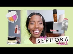 try-on sephora haul ft. fenty beauty, milk makeup & more!