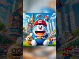 Doraemon with Video game Characters #doraemoninhindi #doraemon #shortfeed #doraemonstory #shorts