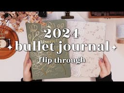 📚 2024 Full Bullet Journal Flip Through