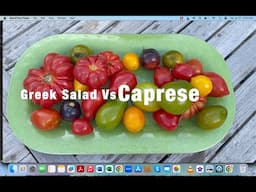 Caprese Vs.Greek Salad Pick a Winner |Olympic Tribute  |Christine Cushing#italianfood #greekfood