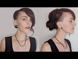 Formal Bun Tutorial | A Classy Updo for Undercuts