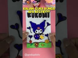 Paper Surprise Kuromi Flower 🌼🌻#goduplotv #shorts #kuromi