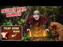 EXPLORING A WW2 BUNKER Hidden in the Forest | Secret Door Found | Abandoned Stealth War Shelter