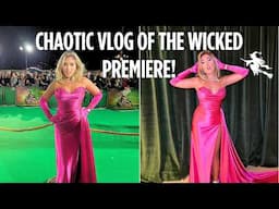 GRWM For The Wicked Premiere - CHAOTIC VLOG | Rosie McClelland