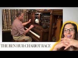 E.T. Paull - "The Ben Hur Chariot Race" | American Fotoplayer | Fan Request | Music Reaction |