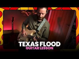 How To Play Texas Floods - Stevie Ray Vaughan Guitar Lesson