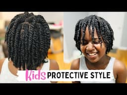 KIDS Two Strand Twists Protective Style | Reagan Sanai NATURAL HAIR Essentials