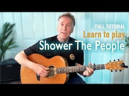 How to play “Shower The People" by James Taylor - full guitar tutorial