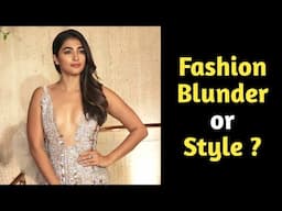 Pooja Hegde's dress at Manish Malhotra's Party | Fashion Blunder or Style ?