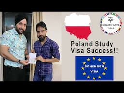 Poland Study Visa Success || Study in Europe || Schengen Study Visa @goldengatevisa