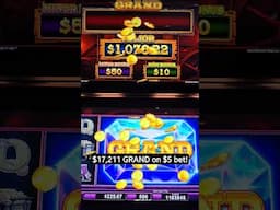 $17,211 GRAND JACKPOT $5 BET on Eurika Lock it Link