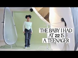 The Baby I Had At 22 Is Now A Teenager | Her Photoshoot, Birthday + What She Got