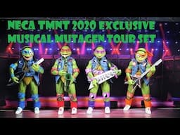 Neca 2020 Convention Exclusive TMNT Musical Mutagen Tour figure set adult collectible figures