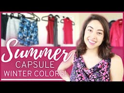 Summer Capsule Wardrobe for 2022! Minimalist Capsule in Winter Palette