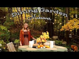 *Building A Whimsical Dining Garden for $40* - FULL Transformation | Budget Garden in New England