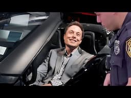 Police Officer Pulls Over Elon Musk, Then Realizes Who He's Talking To