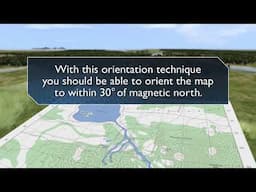 SMCT: Orient a Map to the Ground by Map-Terrain Association