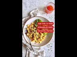 Fluffy Scrambled Eggs with Cottage Cheese (High-Protein & Keto)