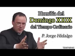 Homilía del Domingo XXIX del.Tiempo Ordinario - P. Jorge Hidalgo