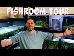 OCTOBER Fish Room Tour - ALL My Tanks! 🦐🐠🐟