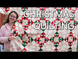 TRADITIONAL CHRISTMAS QUILT | Quilting Vlog