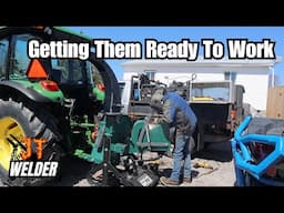 Welding Repairs On 2 Different Tractors With My Welding Truck/Rig