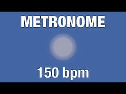 150 BPM Metronome | Audio + Visual