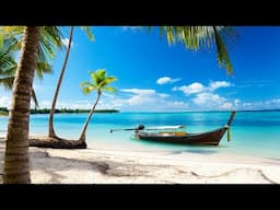 Beautiful Tropical Beach Islands Ambience with Positive Seaside Bossa Nova Music for Good Mood