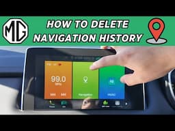 How to Delete MG Navigation Favorites & Search History - MG3, MG ZS, MG ZST, MG HS