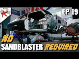 Restoring the Bottom of the Car: NO SANDBLASTER or ROTISSERIE | EP 19 RUSTORATIONS: 1972 Chevy Nova