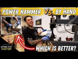 Power Hammer VS Hand Tools 🔥 Making a Distributor Cove - Model A Firewall