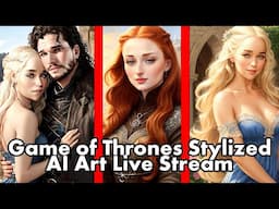 Stable Diffusion, Ai Art EPIC Game of Thrones stylized Prompting, with Fair | Livestream 02/20/2023