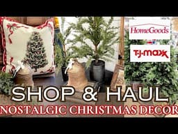 HOMEGOODS + TJMAXX CHRISTMAS 2024/HOMEGOODS & TJMAXX CHRISTMAS SHOP WITH ME & HAUL/VINTAGE CHRISTMAS