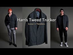 The Harris Tweed Trucker Jacket: A Casual Outerwear Icon