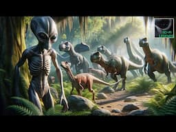 Alien Visits Earth, Becomes Prey For Dinosaurs! | Sci-Fi Story