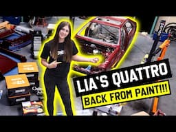 Lia Block’s Audi Ur-Quattro gets PPG Paint and a new 5-cylinder TURBO!