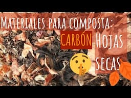 🍂dónde conseguir HOJAS SECAS para COMPOSTA 🍁|| Huerto urbano || materiales para composta CARBÓN #1