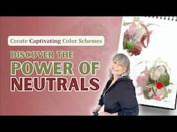 Color Mixing Demo:  Create Stunning Neutral Colors for your Abstract Paintings!