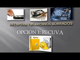 Recuperar Archivos Borrados de tu Disco Duro o Pen Drive con Recuva DD