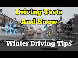 Driving tests in the snow + winter driving tips