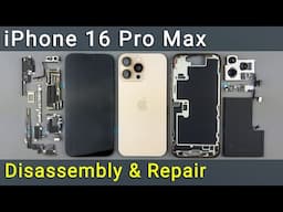 iPhone 16 Pro Max Teardown & Repair Guide: Complete Disassembly and Reassembly