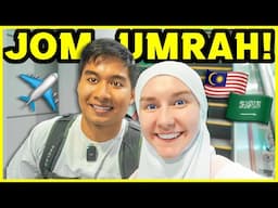 NEW REVERT TRAVELS MALAYSIA to SAUDI for FIRST UMRAH! 😁✈️🕋