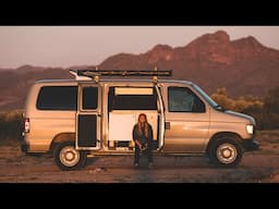 First 2 Weeks Of Full Time Van Life In Arizona In Our 2006 Ford Econoline E150 Camper Van