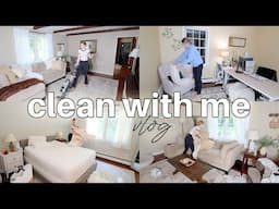 CLEAN WITH ME VLOG | cleaning motivation