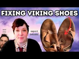 Repairing Viking Shoes with Nicole Rudolph